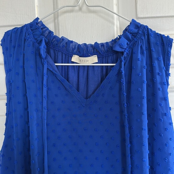 RJ 220 Royal Blue Tank size large - Picture 3 of 5